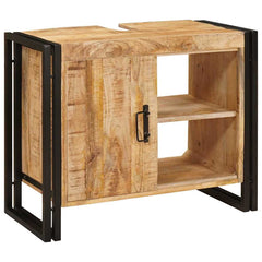 Sink cabinet with Shelf Brown 71 x 33 x 58 cm Natural Soild rough mango wood