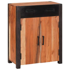 vidaXL Sideboard with Drawer Brown 55 x 30 x 75 cm Solid Acacia Wood 2