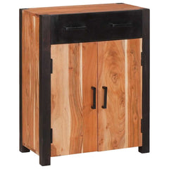 vidaXL Sideboard with Drawer Brown 55 x 30 x 75 cm Solid Acacia Wood 3