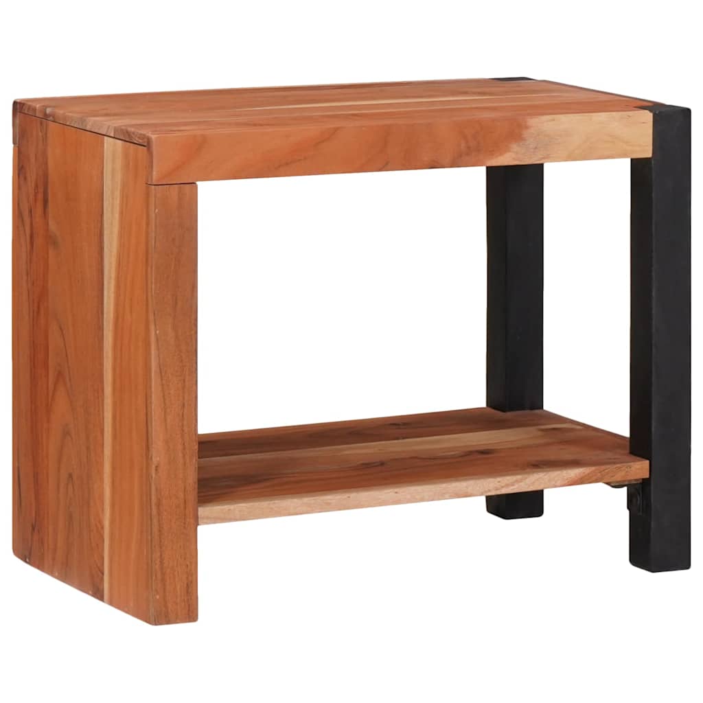 vidaXL Bookshelf Brown 50 x 30 x 40 cm Solid Acacia Wood 1