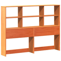 Bed Frame without Mattress Wax Brown Solid Wood Pine 160 cm 200 cm