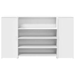 Reception Desk 200x50x103,5 cm Engineered Wood White 180 x 50 x 103.5 cm