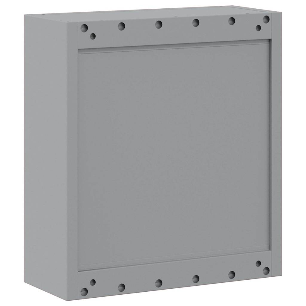 vidaXL Tool Cabinet with Shelf Black and Grey 50 x 20 x 55 cm 6