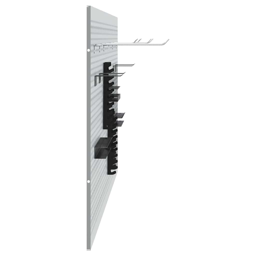 vidaXL Tool Wall Panel 3 pcs Grey 150 x 1 x 60 cm 6