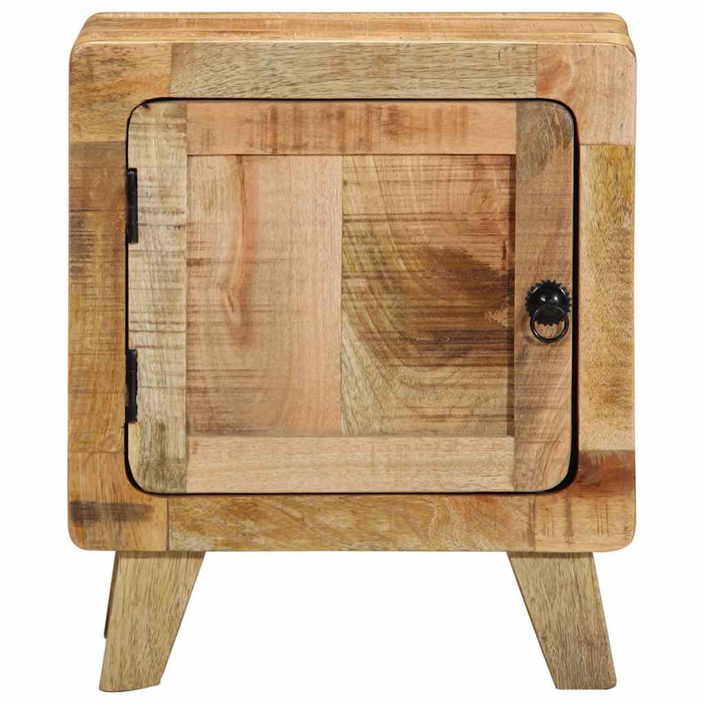 vidaXL Bedside Cabinet 2 pcs 40x32x46 cm Solid Wood Rough Mango 2