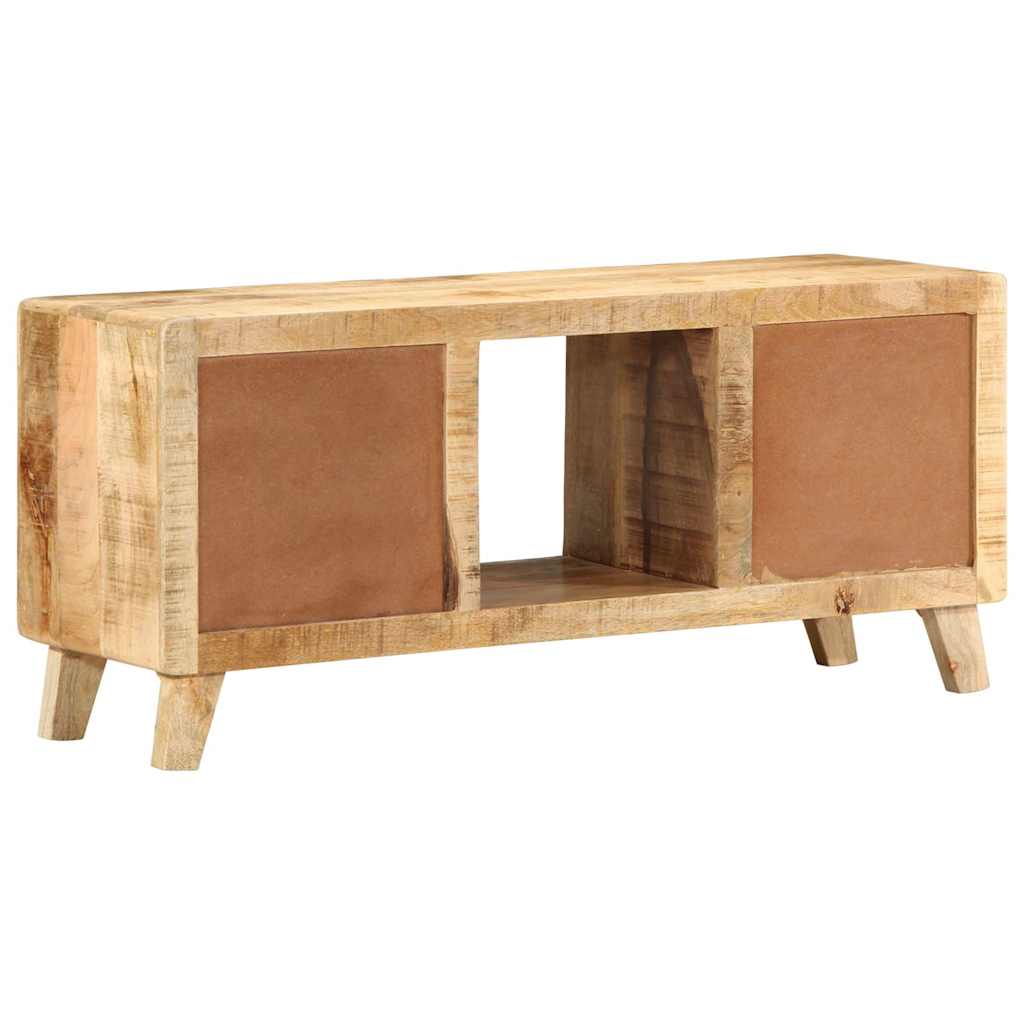 vidaXL TV Cabinet 105x46x32 cm Solid Wood Rough Mango 4