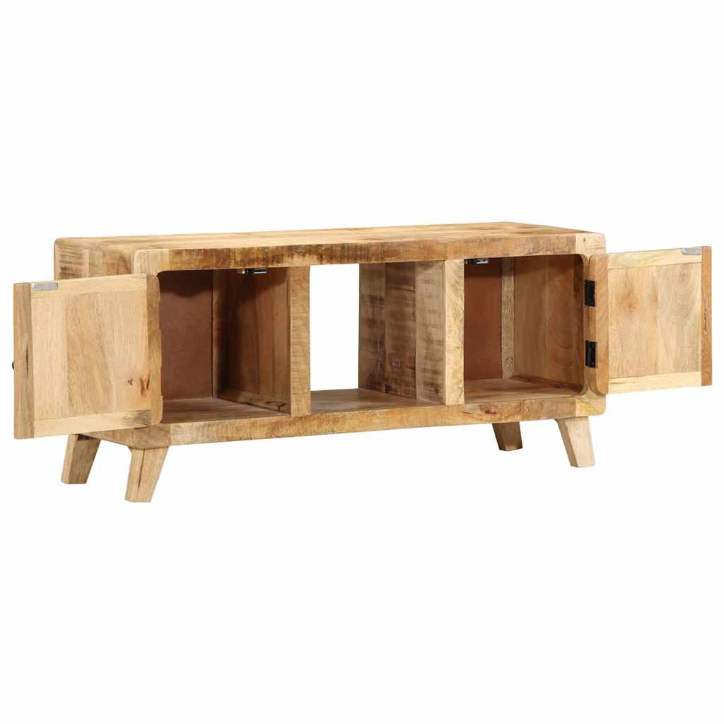 vidaXL TV Cabinet 105x46x32 cm Solid Wood Rough Mango 5