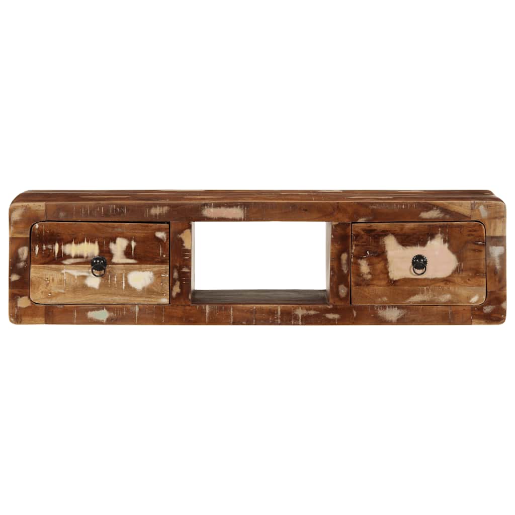 Wall-mounted TV Cabinet Solid Wood Reclaimed, image 2