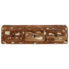 vidaXL Wall-mounted TV Cabinet 100x32x25 cm Solid Wood Reclaimed 2