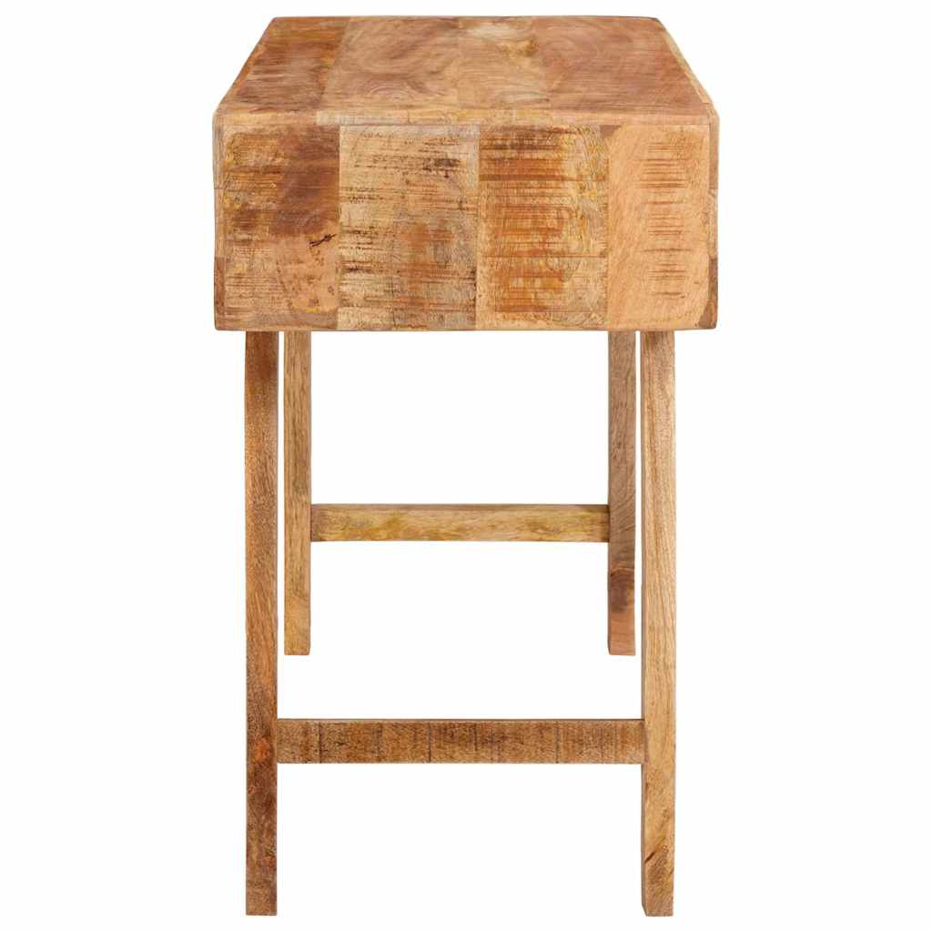 vidaXL Dressing Table Brown 90 x 76 x 45 cm Solid Mango Wood 5