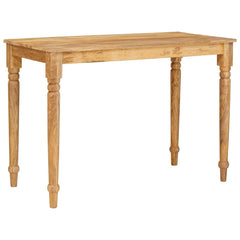 vidaXL Coffee Table Brown 110 x 55 x 77 cm Solid Mango Wood 2