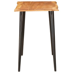 vidaXL Dining Tables Brown and Black 110 x 55 x 78 cm Solid Mango Wood 6