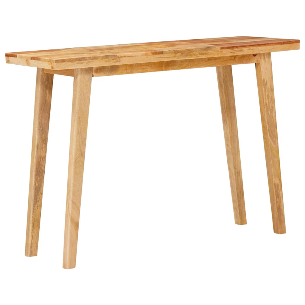 vidaXL Dinning Table Natural 100 x 35 x 75 cm Solid Mango Wood 3