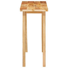 vidaXL Dinning Table Natural 100 x 35 x 75 cm Solid Mango Wood 5