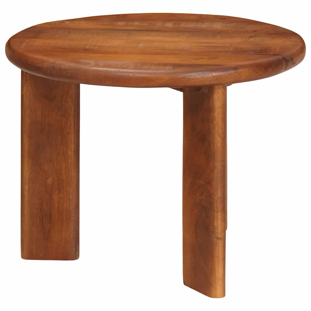 vidaXL Nesting Coffee Tables 3 pcs Honey Brown Ø 54 x 40 cm 6