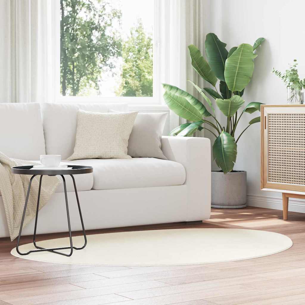 vidaXL Carpet HUARTE Cream 100 x 200 cm Polyester 1