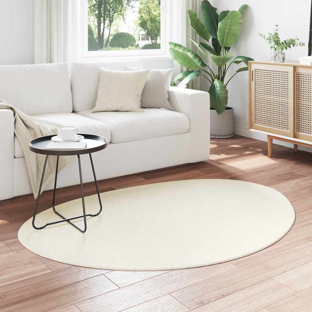 vidaXL Carpet HUARTE Cream 100 x 200 cm Polyester 3