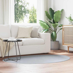 vidaXL Carpet HUARTE 120 x 170 cm Polyester Oval-asymmetric