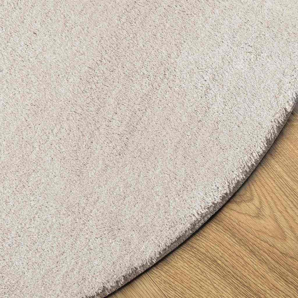 vidaXL Carpet HUARTE Sand 100 x 200 cm Polyester 4