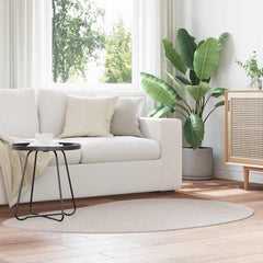 vidaXL Carpet HUARTE 120 x 170 cm Polyester Oval-raindrop
