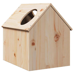 vidaXL Cat House 41x50x50 cm Solid Wood Pine 5