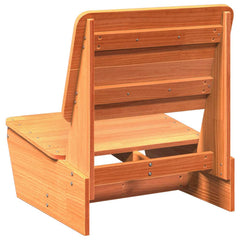 vidaXL Garden Chair Wax Brown 60x64x70.5 cm Solid Wood Pine 5