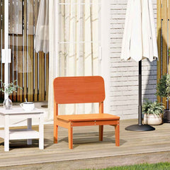 Garden Chair 60x52,5x72 cm Solid Wood Pine Wax brown 1