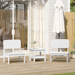 Garden Chair 60x52,5x72 cm Solid Wood Pine White 2