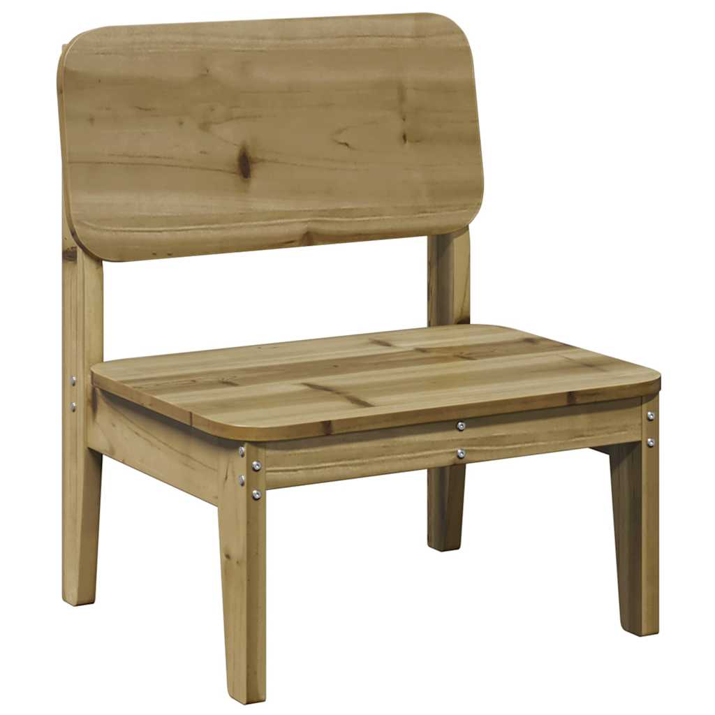 Garden Chair 60x52,5x72 cm Solid Wood Pine Natural impregnated 2