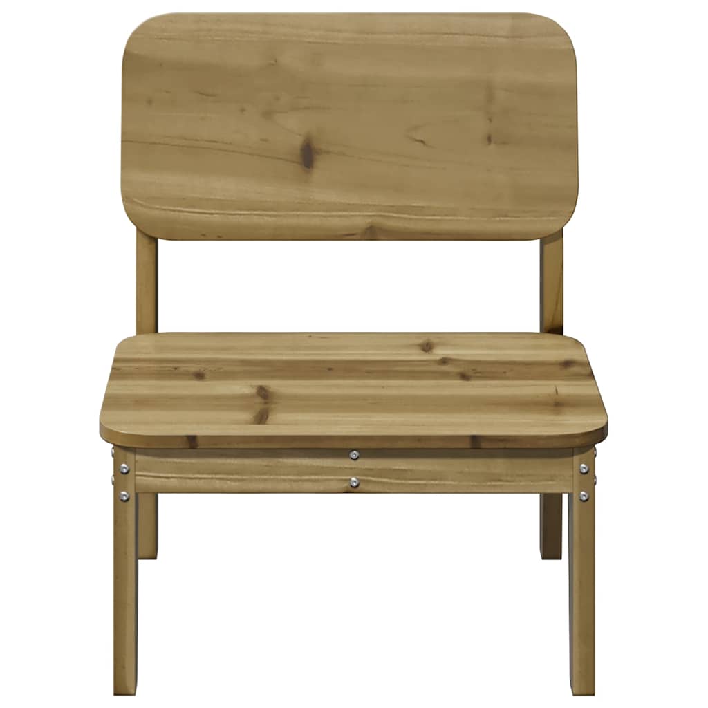 Garden Chair 60x52,5x72 cm Solid Wood Pine Natural impregnated 2
