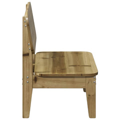 Garden Chair 60x52,5x72 cm Solid Wood Pine Natural impregnated 2