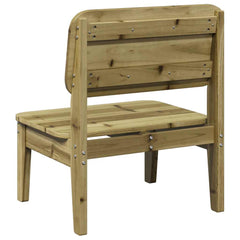 Garden Chair 60x52,5x72 cm Solid Wood Pine Natural impregnated 2