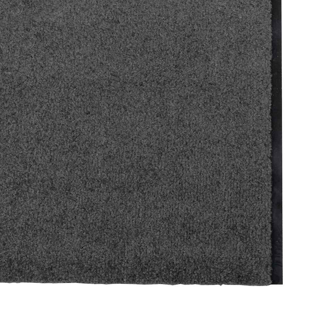 Doormat and Black 120 x 350 cm 100% Polyamide Anthracite