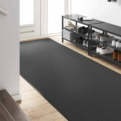 Doormat and Black 120 x 350 cm 100% Polyamide Anthracite