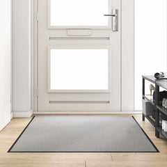 Doormat and Black 120 x 180 cm 100% Polyamide Grey