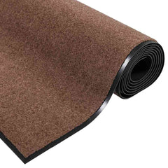 vidaXL Doormat Brown and Black 60 x 180 cm 100% Polyamide 5