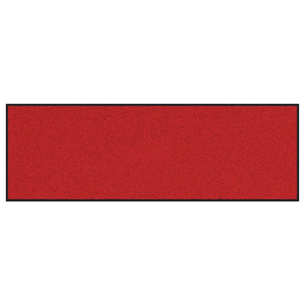 vidaXL Doormat Red and Black 60 x 180 cm 100% Polyamide 2