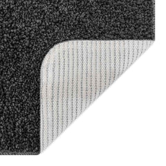 vidaXL Anti-slip Shaggy Rug Dark Grey 120 x 120 cm PP 4