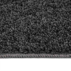 vidaXL Anti-slip Shaggy Rug Dark Grey 120 x 120 cm PP 6
