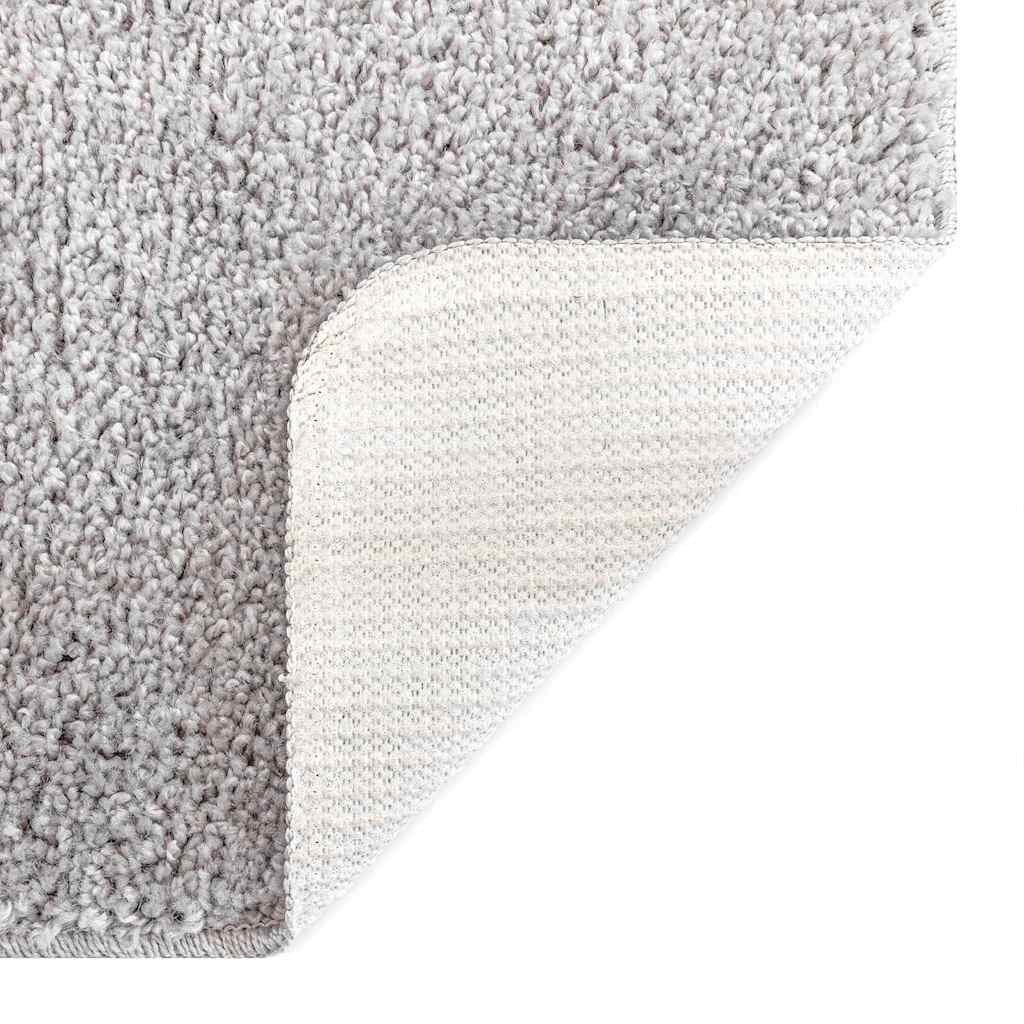 vidaXL Anti-slip Shaggy Rug Grey 160 x 160 cm PP 4