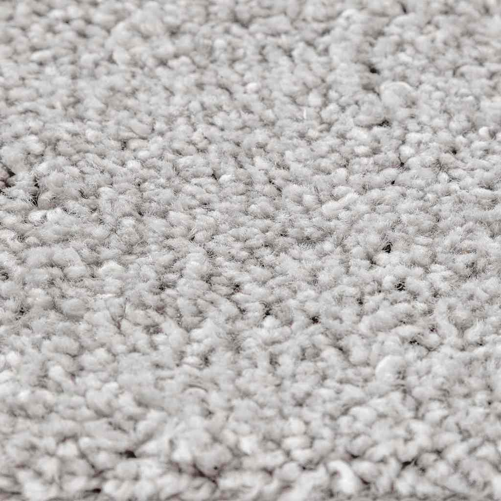 vidaXL Anti-slip Shaggy Rug Grey 160 x 160 cm PP 5