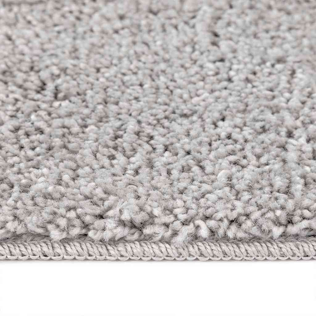 vidaXL Anti-slip Shaggy Rug Grey 160 x 160 cm PP 6
