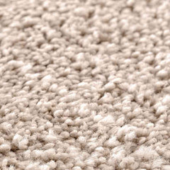 vidaXL Anti-slip Shaggy Rug Cream 160 x 160 cm PP 5