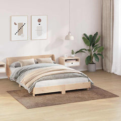 vidaXL Anti-slip Shaggy Rug Brown 140 x 200 cm PP 3