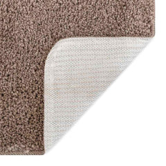 vidaXL Anti-slip Shaggy Rug Brown 160 x 160 cm PP 4