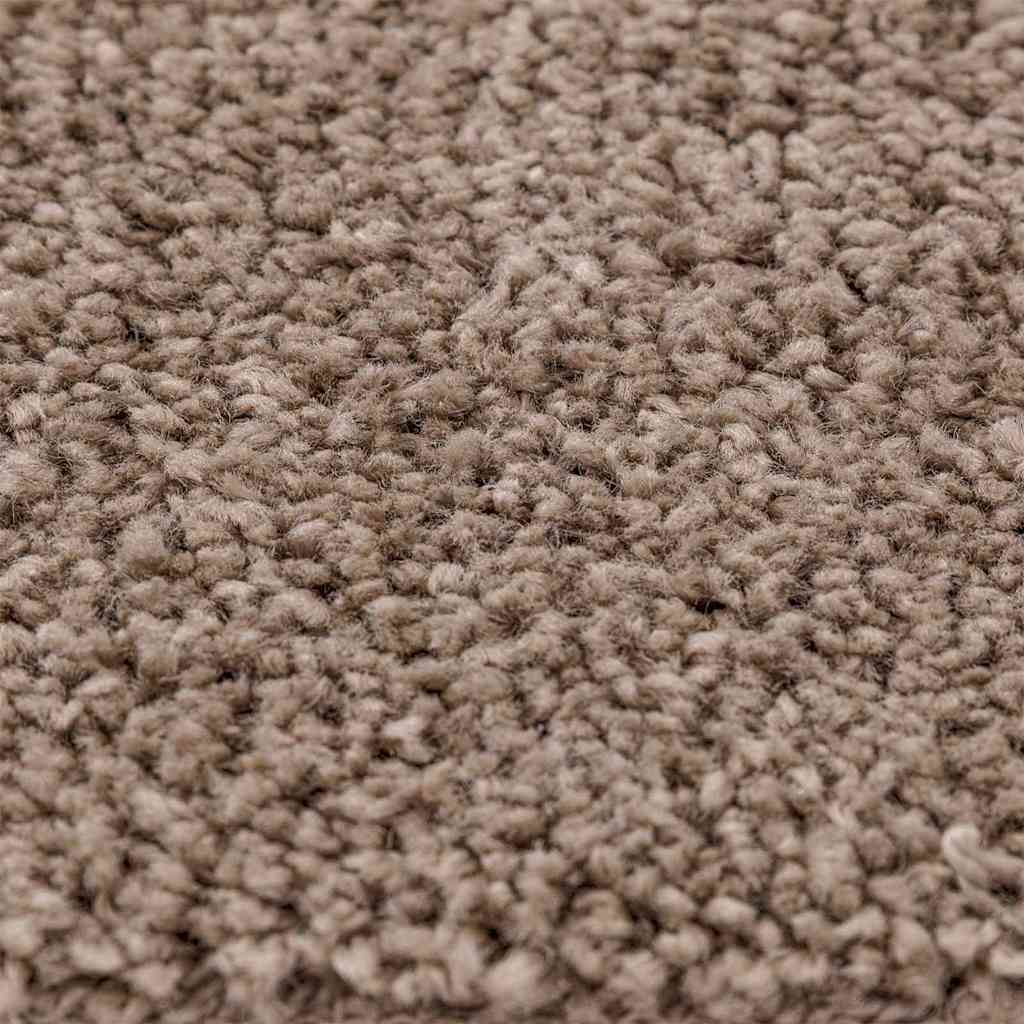 vidaXL Anti-slip Shaggy Rug Brown 160 x 160 cm PP 5