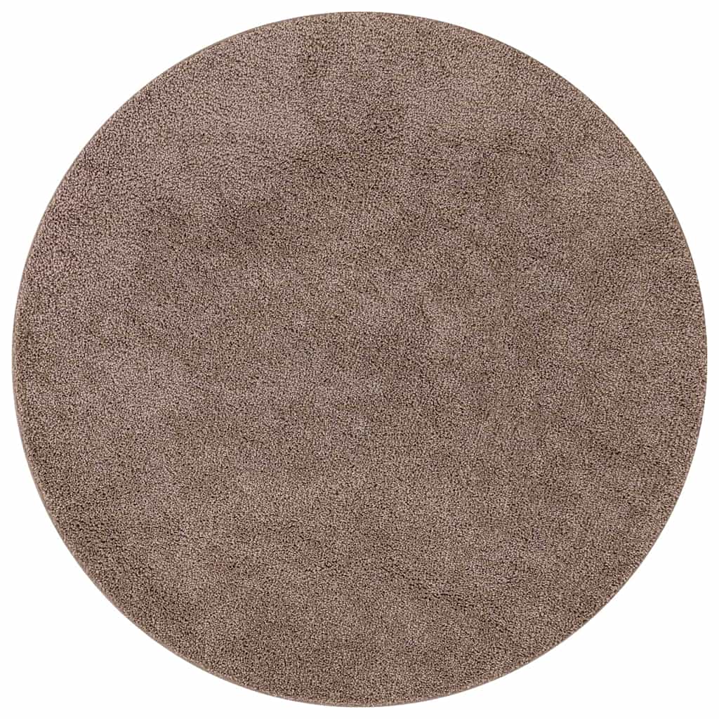 vidaXL Anti-slip Shaggy Rug Brown 160 x 160 cm PP 2