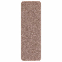 vidaXL Anti-slip Stair Mats 15 pcs 60 x 25 cm Light brown PP 4