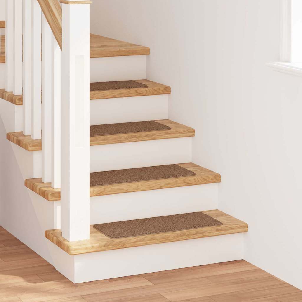 vidaXL Anti-slip Stair Mats 15 pcs 60 x 25 cm Yellow PP Rectangular 1