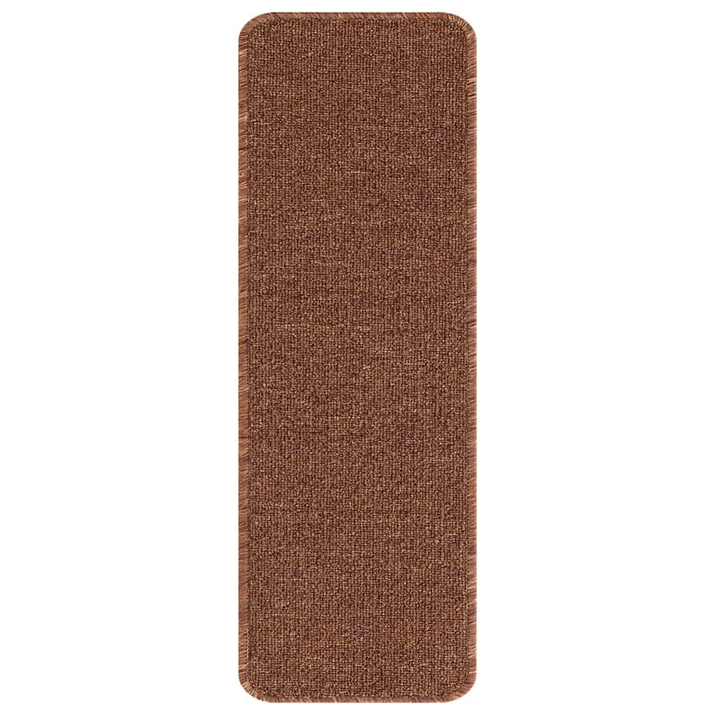 vidaXL Anti-slip Stair Mats 15 pcs 60 x 25 cm Yellow PP Rectangular 4